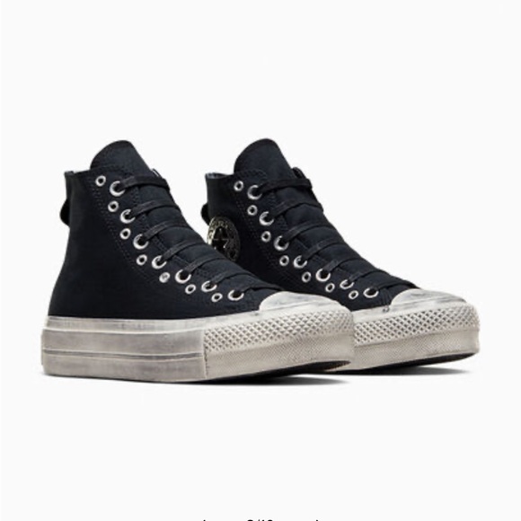 converse platform high tops size 6 - Picture 3 of 4